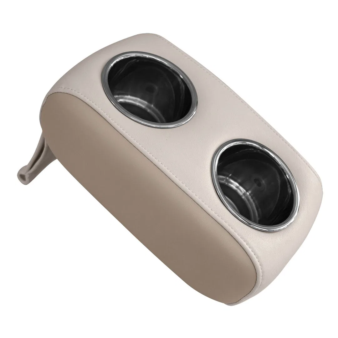 3059-1884 – WISE SEATING Cup Holder, Snug Fit Between Back Rest And Seat Cushions Two Tone Appearance Mocha Java/ Pla...